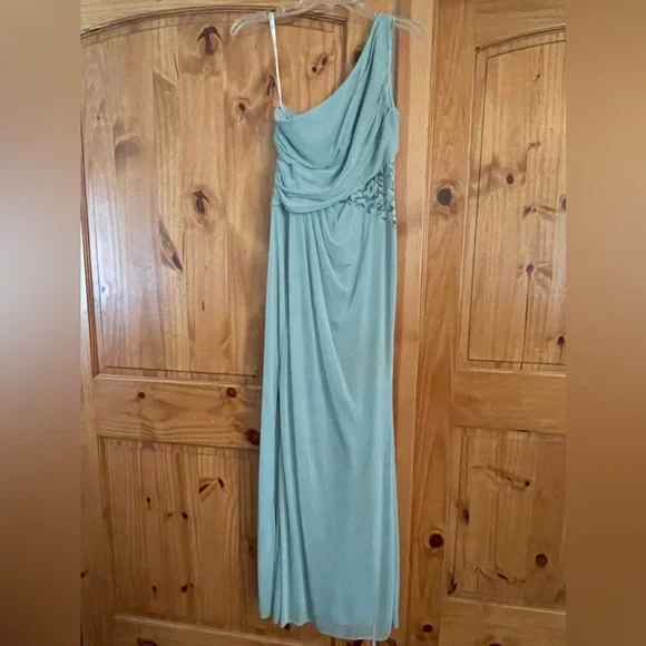 David's Bridal | Dresses | Dusty Sage Bridesmaid Dress
